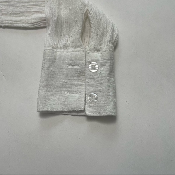 NASTY GAL white peasant style crop top - Picture 4 of 6